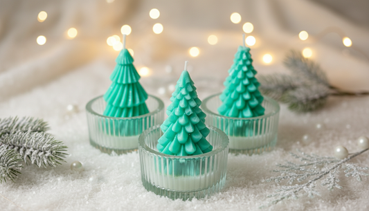 Mini Christmas Tree Candle (Single Piece)