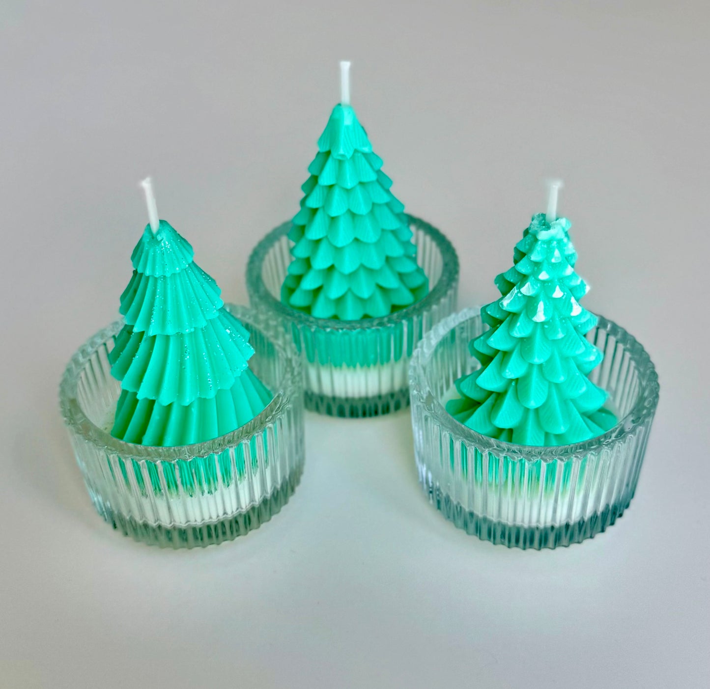 Mini Christmas Tree Candle (Single Piece)